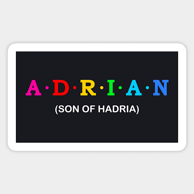 Adrian, Son of Hadria. Sticker by Koolstudio